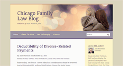 Desktop Screenshot of chicagofamilylawblog.com